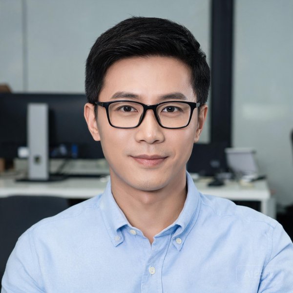 开云体育CTO李正阳，三十多岁男性，戴眼镜，穿休闲衬衫